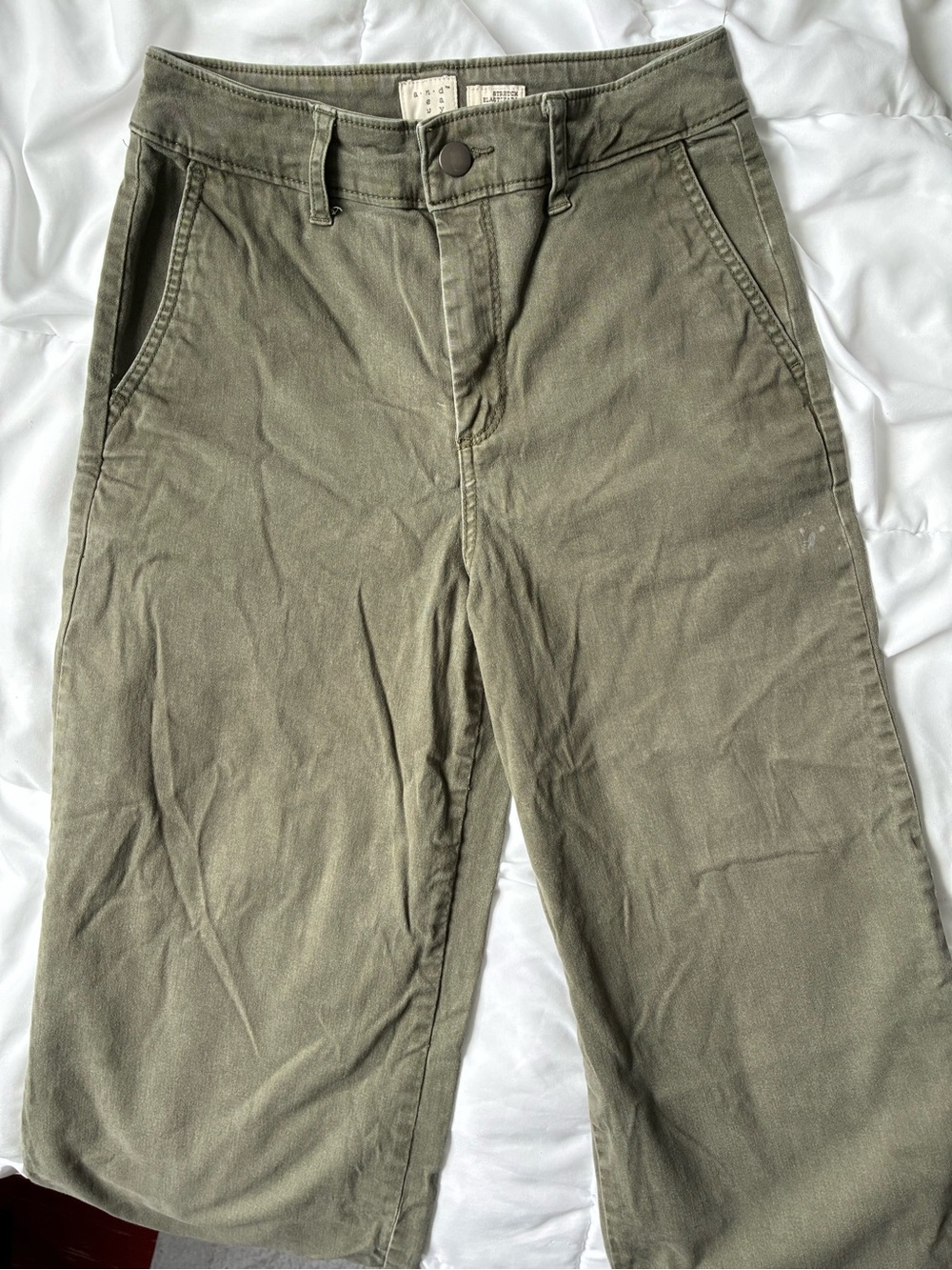 Target A New Day Women’s Olive Green Casual Wide Leg Pants